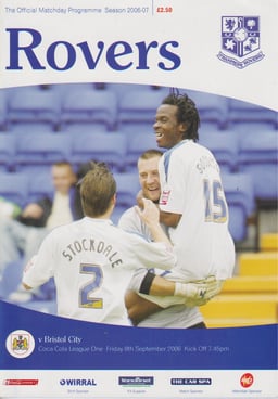 Tranmere Rovers v Bristol City Match Programme 2006-09-08